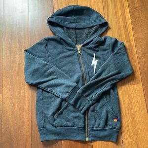 Kid’s Charcoal Aviator Nation Bolt Sweatshirt  Size 10